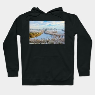 Winter at Rutland Water Nature Reserve Hoodie